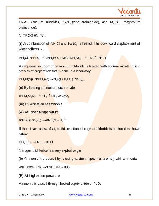 Revision Notes of CBSE class 12 Chemistry