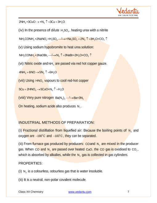 Revision Notes of CBSE class 12 Chemistry