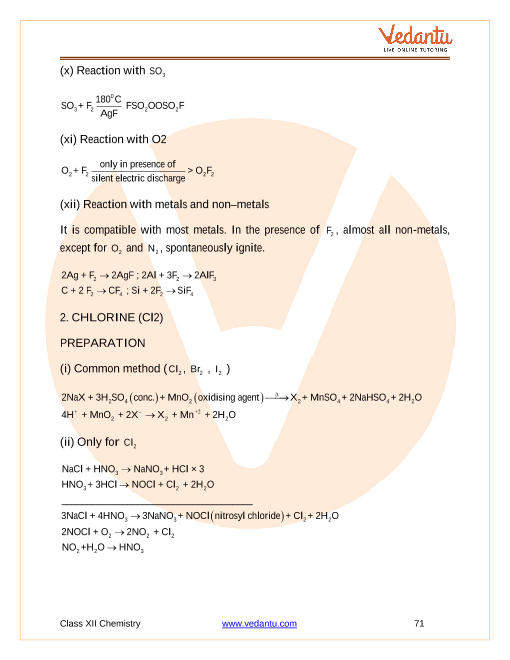 Revision Notes of CBSE class 12 Chemistry