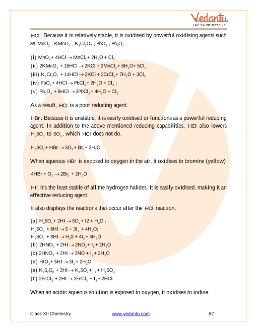 Revision Notes of CBSE class 12 Chemistry