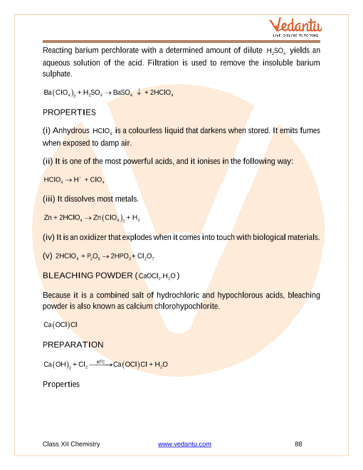 Revision Notes of CBSE class 12 Chemistry