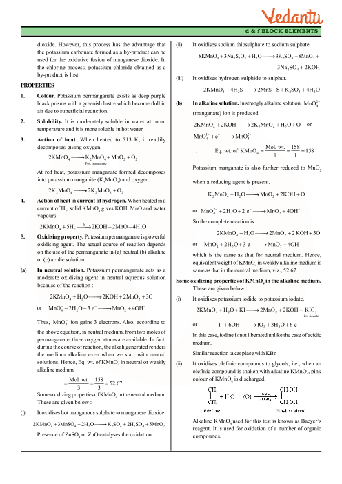 Revision Notes of CBSE class 12 Chemistry