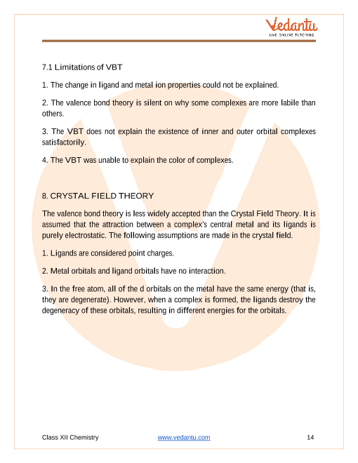 Revision Notes of CBSE class 12 Chemistry