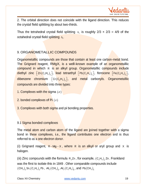 Revision Notes of CBSE class 12 Chemistry