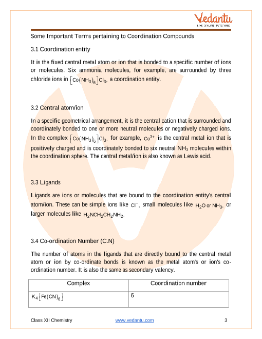 Revision Notes of CBSE class 12 Chemistry