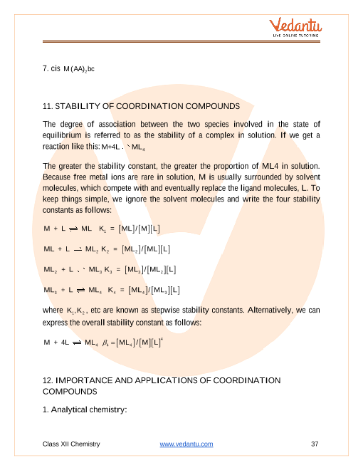 Revision Notes of CBSE class 12 Chemistry