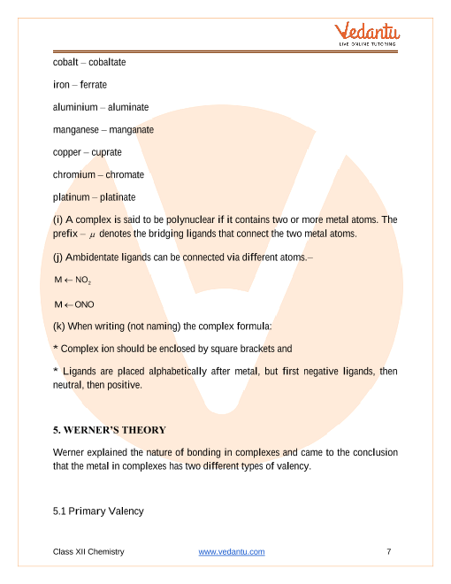 Revision Notes of CBSE class 12 Chemistry