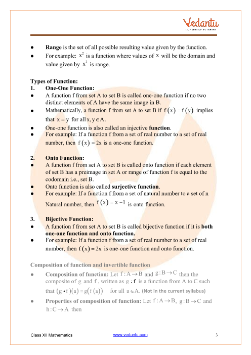 CBSE Class 12 Mathematics - Chapter 1 - Relations And Functions ...