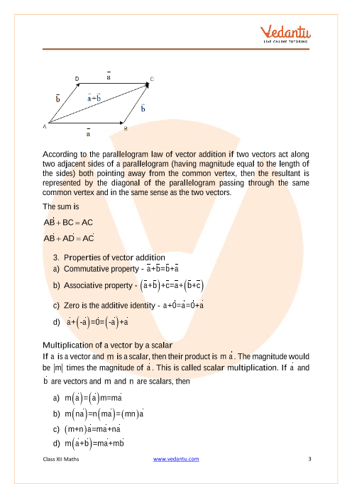 Revision Notes of CBSE class 12 Mathematics