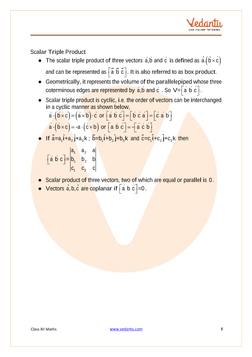 Revision Notes of CBSE class 12 Mathematics