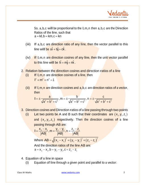 Revision Notes of CBSE class 12 Mathematics