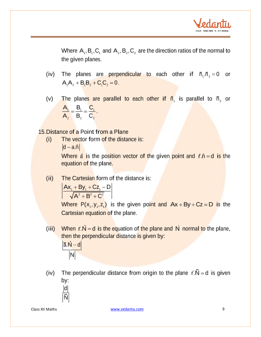 Revision Notes of CBSE class 12 Mathematics