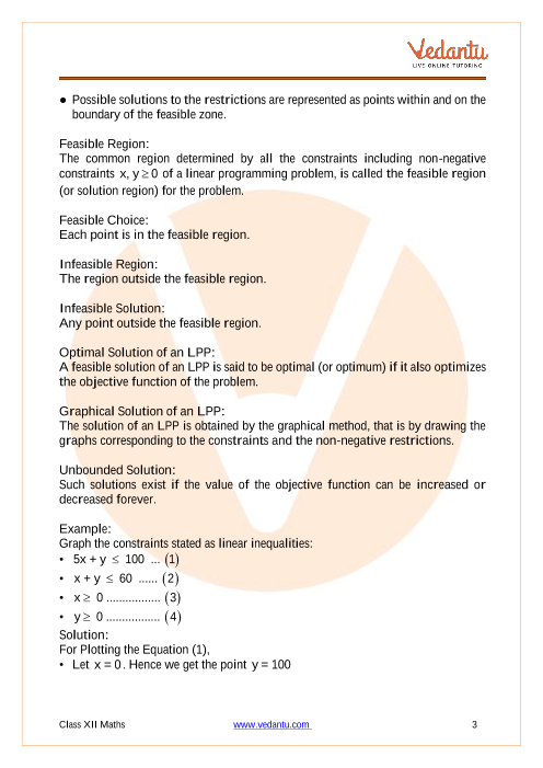 Revision Notes of CBSE class 12 Mathematics