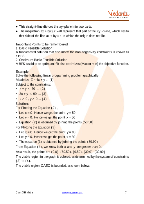 Revision Notes of CBSE class 12 Mathematics