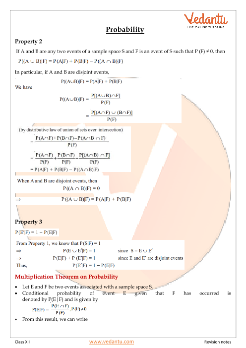 probability class 12 assignment