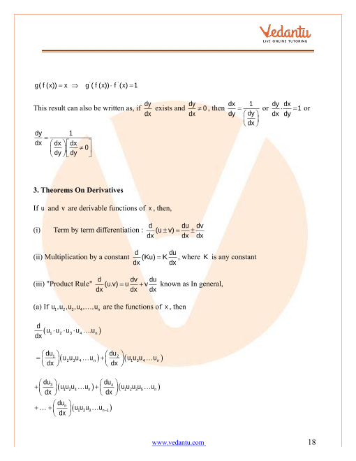 Revision Notes of CBSE class 12 Mathematics