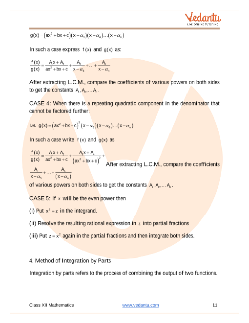 Revision Notes of CBSE class 12 Mathematics