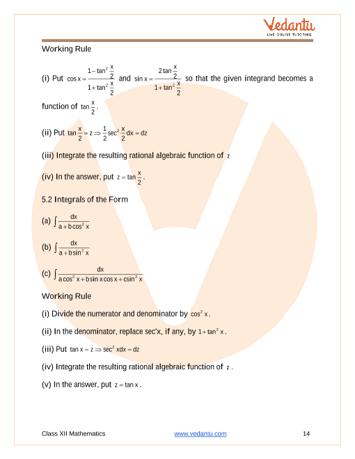 Revision Notes of CBSE class 12 Mathematics