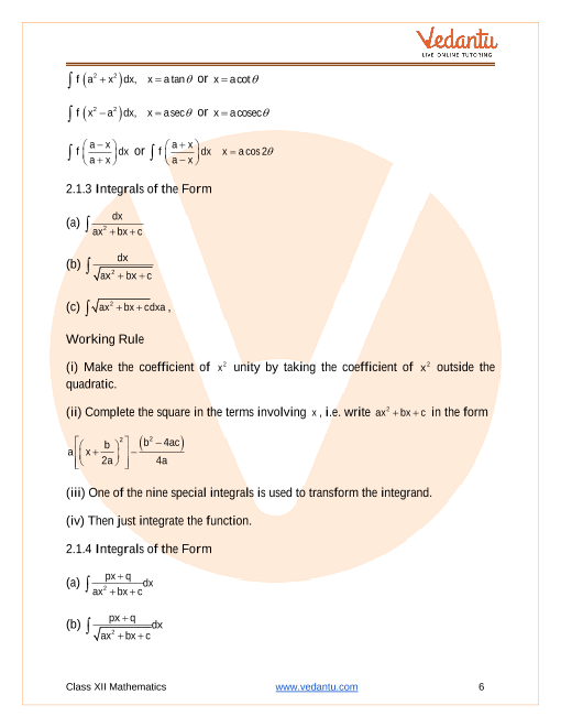 Revision Notes of CBSE class 12 Mathematics