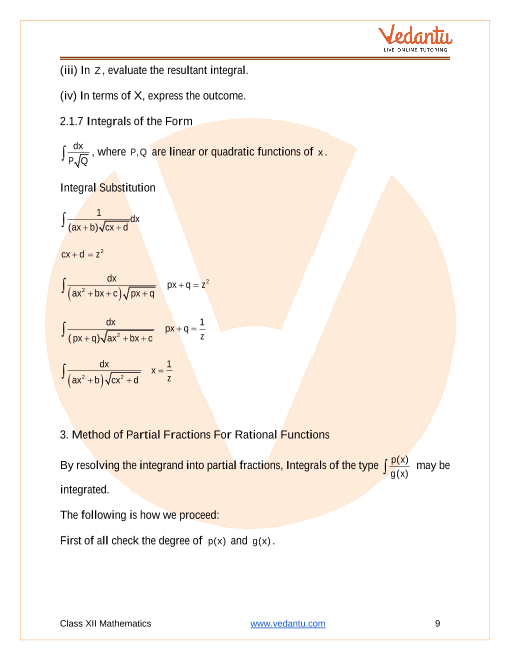 Revision Notes of CBSE class 12 Mathematics