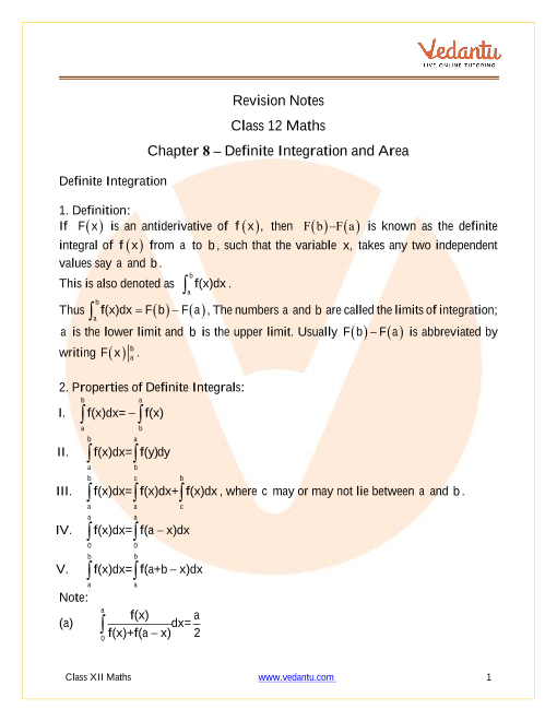 Mathematics Ncert Exemplar class 12th, Chapter Integrals