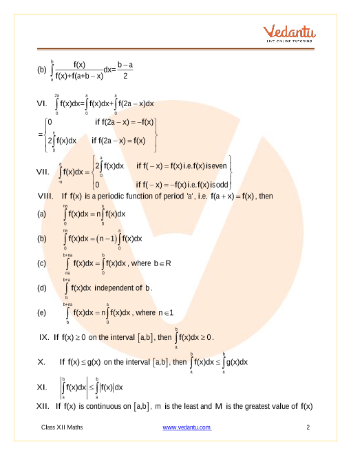 Revision Notes of CBSE class 12 Mathematics