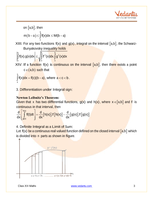 Revision Notes of CBSE class 12 Mathematics