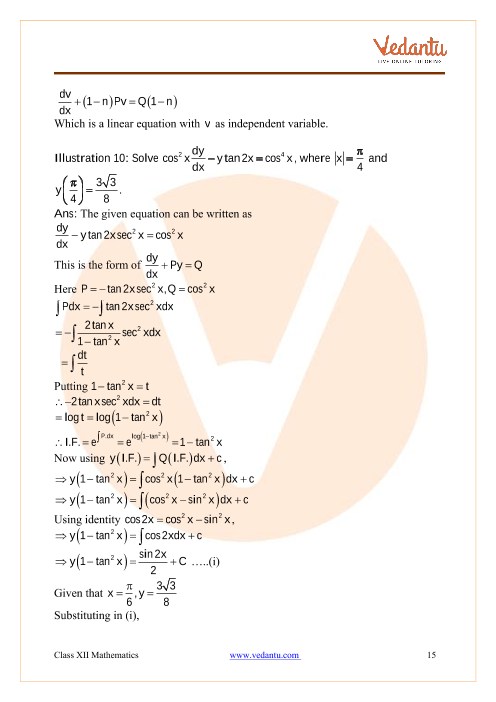 Revision Notes of CBSE class 12 Mathematics