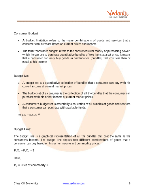 Revision Notes of CBSE class 12 Economics