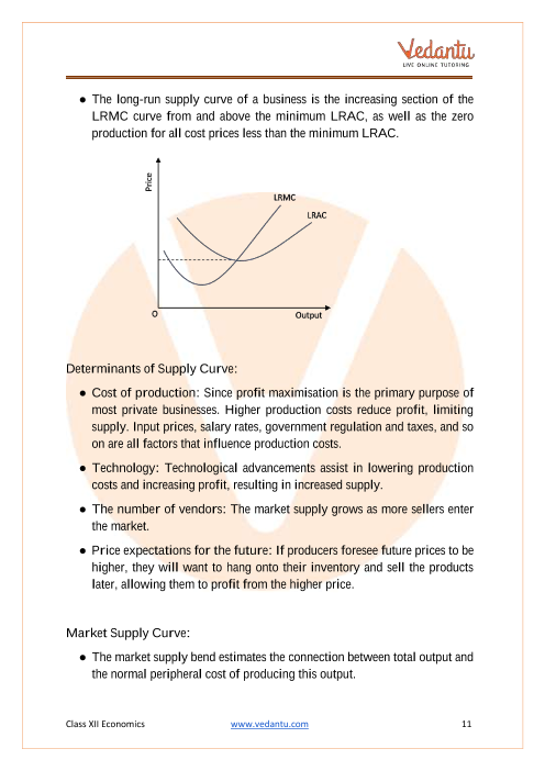 Revision Notes of CBSE class 12 Economics