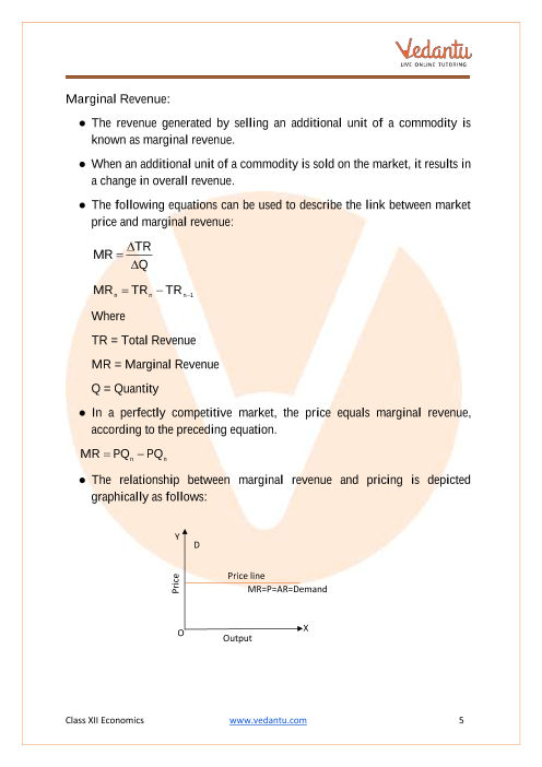 Revision Notes of CBSE class 12 Economics