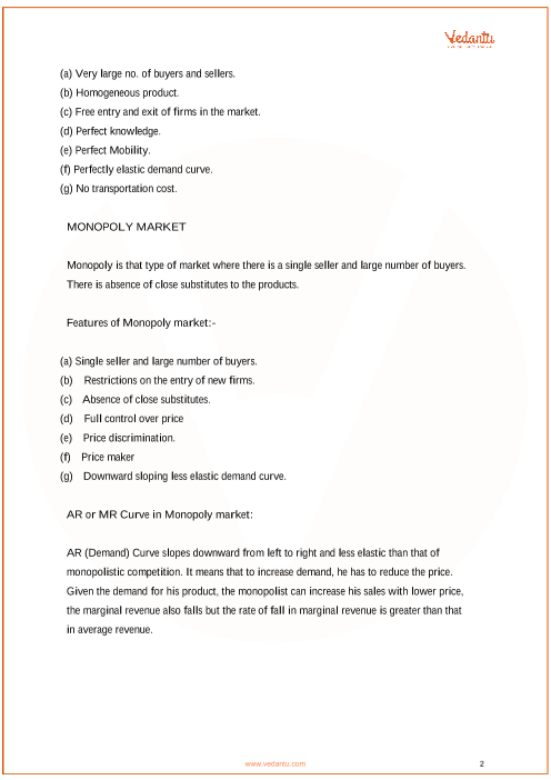 Revision Notes of CBSE class 12 Economics