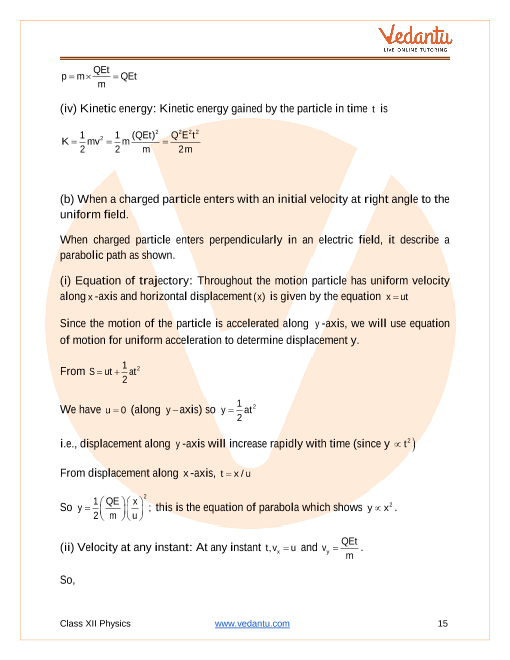 Revision Notes of CBSE class 12 Physics