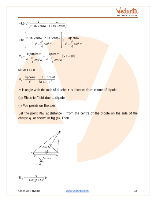 Revision Notes of CBSE class 12 Physics