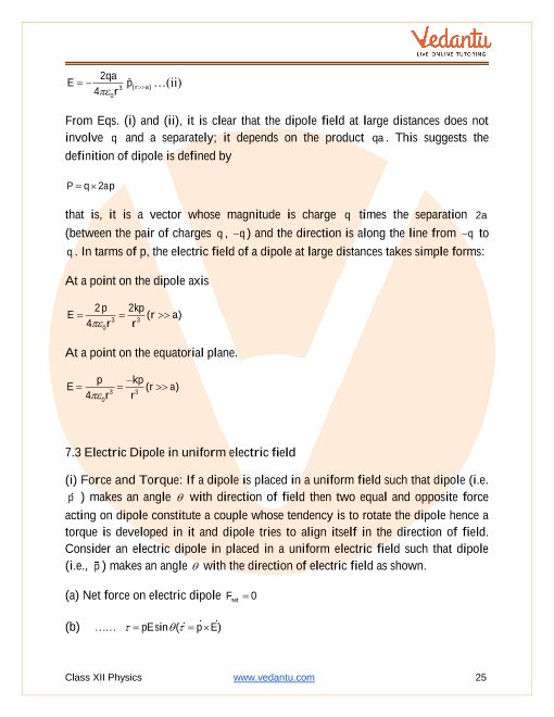 Revision Notes of CBSE class 12 Physics