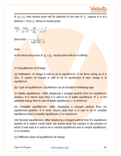 Revision Notes of CBSE class 12 Physics