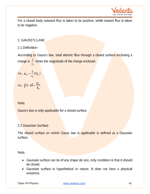 Revision Notes of CBSE class 12 Physics