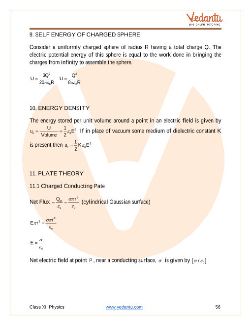 Revision Notes of CBSE class 12 Physics