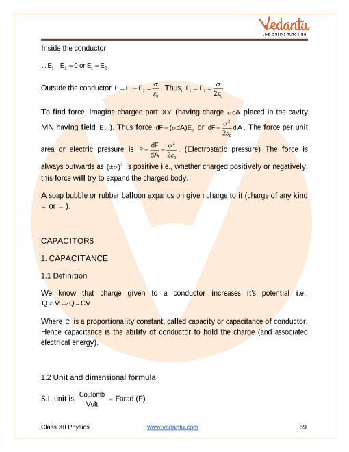 Revision Notes of CBSE class 12 Physics