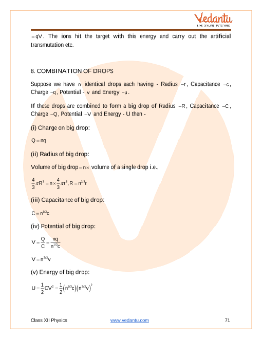 Revision Notes of CBSE class 12 Physics