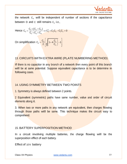 Revision Notes of CBSE class 12 Physics