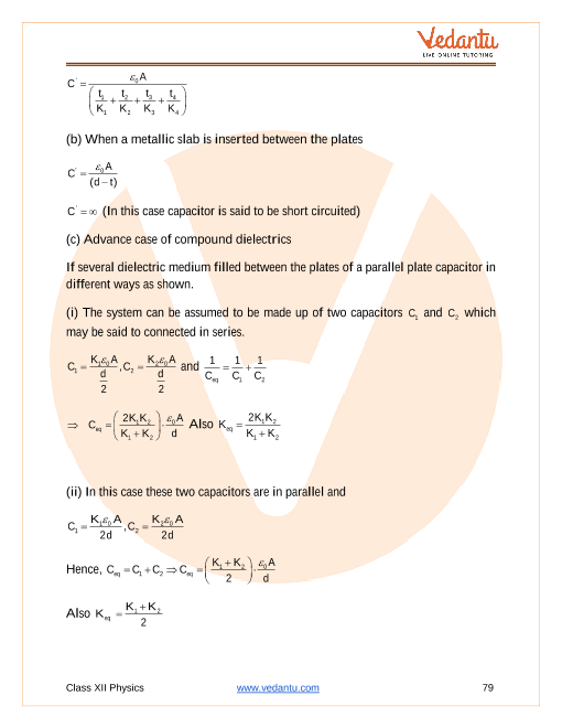 Revision Notes of CBSE class 12 Physics