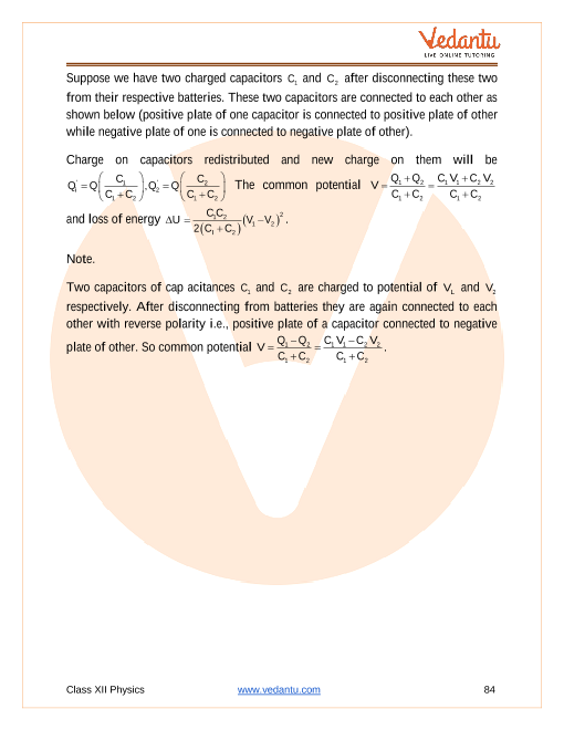 Revision Notes of CBSE class 12 Physics