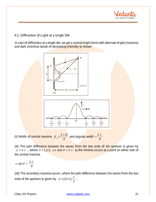 Revision Notes of CBSE class 12 Physics