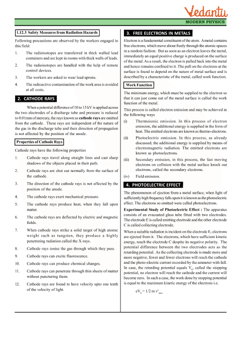 Revision Notes of CBSE class 12 Physics