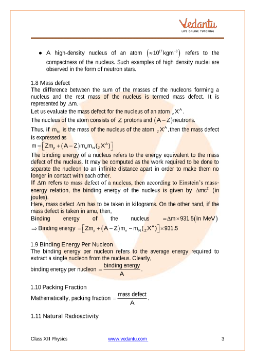 Cbse Class 12 Physics Chapter 12 Atoms Revision Notes 5140