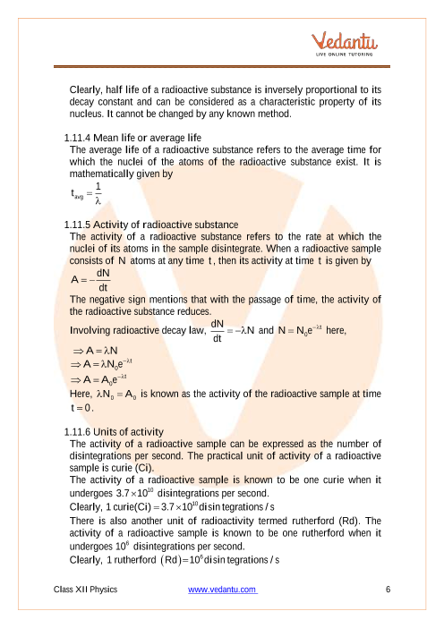 CBSE Class 12 Physics - Chapter 12 - Atoms - Revision Notes