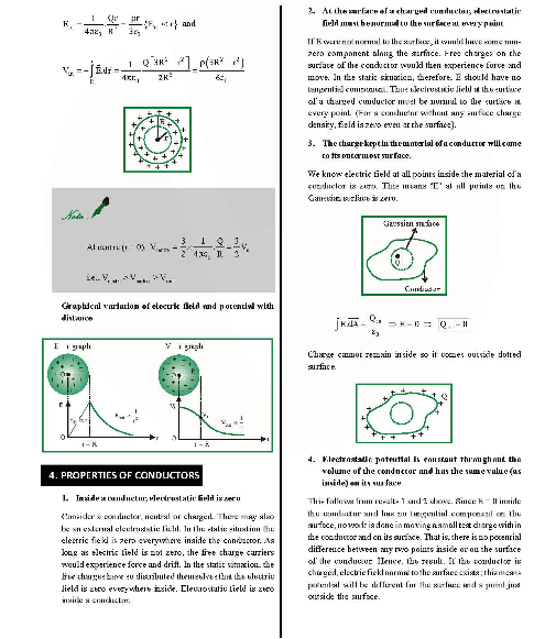 Revision Notes of CBSE class 12 Physics