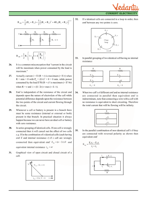 Revision Notes of CBSE class 12 Physics