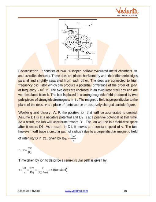 Revision Notes of CBSE class 12 Physics